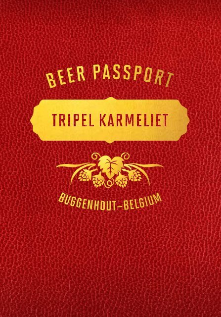 The Tripel Karmeliet Beer Passport