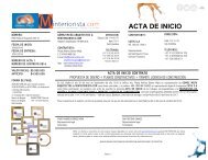 Acta inicio