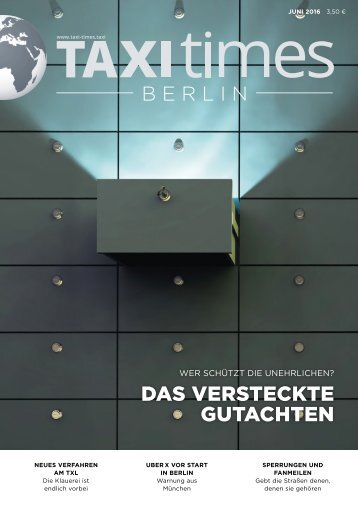 Taxi Times Berlin - Juni 2016