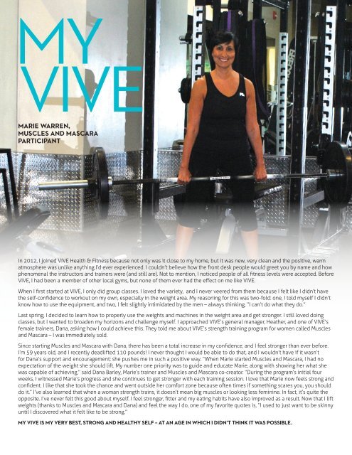 Vive Health & Fitness | October Issue 2016