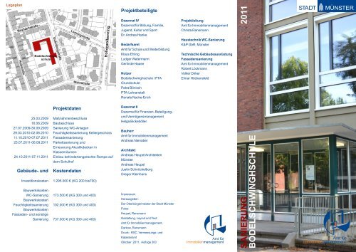 Sanierung der Bodelschwinghschule - Stadt Münster