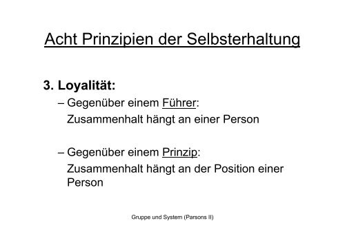 1. Gruppe und System - Phil.-So.