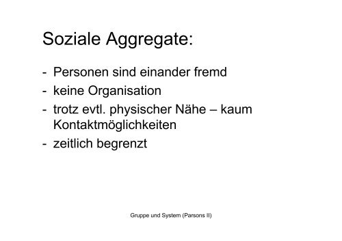 1. Gruppe und System - Phil.-So.