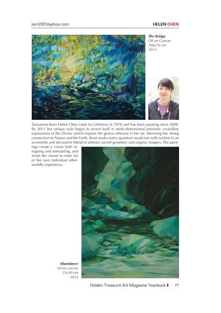 Hidden Treasure Art Magazine Yearbook 2015