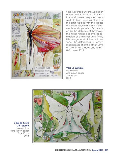 Hidden Treasure Art eMagazine / Spring  MARCH 2015