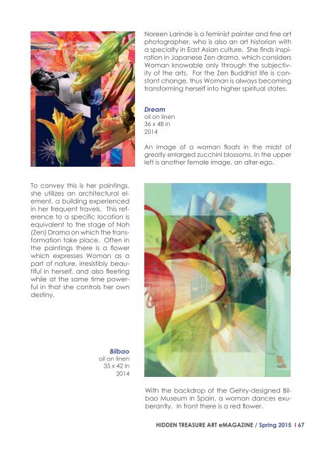 Hidden Treasure Art eMagazine / Spring  MARCH 2015