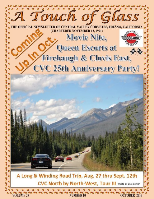 Central Valley Corvettes - October 2016