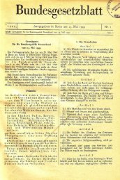 19490523 - Grundgesetz - BGBL Nr.1 - Bundesgesetzblatt