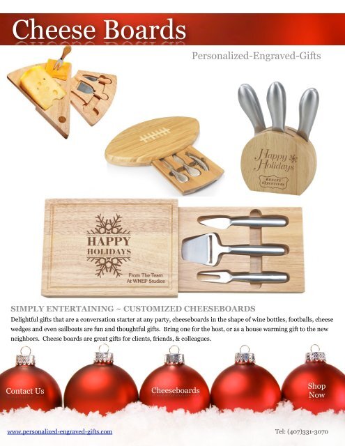 Christmas Look Book Personalized Engraved Gifts 2016