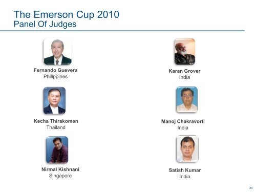 The Emerson Cup Overview