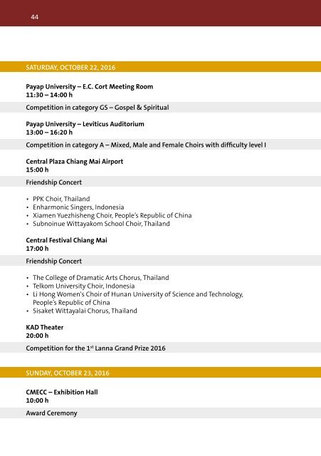 Chiang Mai 2016 - Program Book