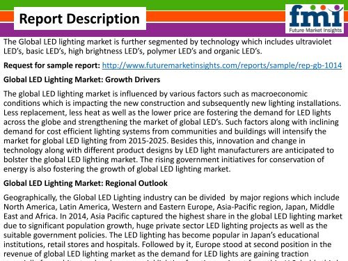 LED Lighting Market with Worldwide Industry Analysis to 2025