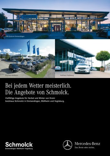 Herbst- und Winterangebote von Ihrem Autohaus Schmolck