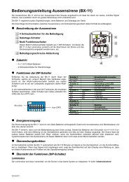 Bedienungsanleitung Aussensirene (BX-11) - Swissloxx.com