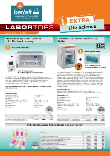 Life Science-Labortops