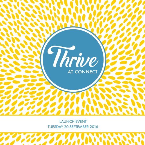 Thrive at Connect launch album