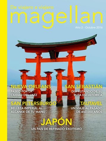 Revista de viajes Magellan - Octubre 2016