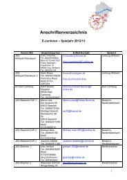 Anschriftenverzeichnis - KFA Limburg-Weilburg