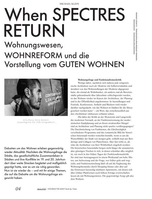 Housing the Many - Stadt der Vielen / dérive - Zeitschrift für Stadtforschung, Heft 65 (4/2016)