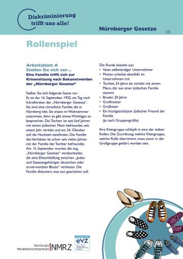 Rollenspiel - Diskriminierung trifft uns alle!