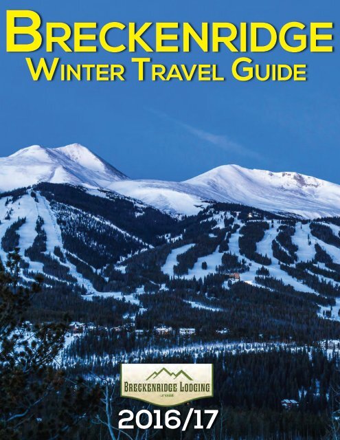 Breckenridge Winter Travel Guide