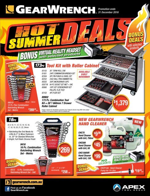 GearWrench Hot Summer Deals