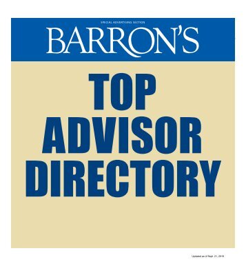 ADVISOR DIRECTORY