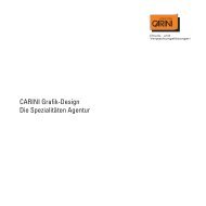 CARINI Grafik-Design Die Spezialitäten Agentur - Etiketten CARINI ...