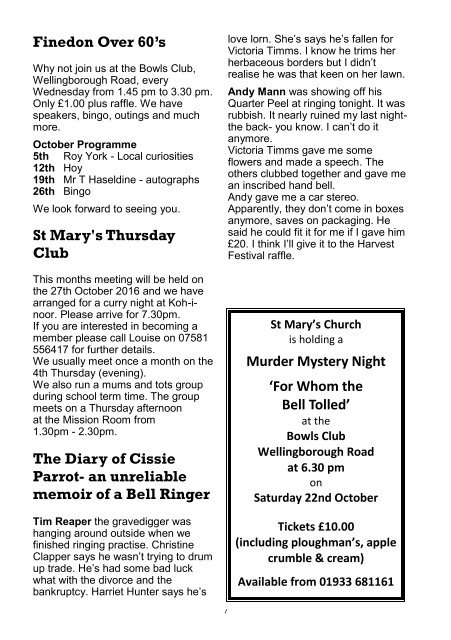 St. Mary's October 2016 Magazine