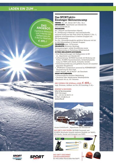 SPORTaktiv Skitourenguide 2016