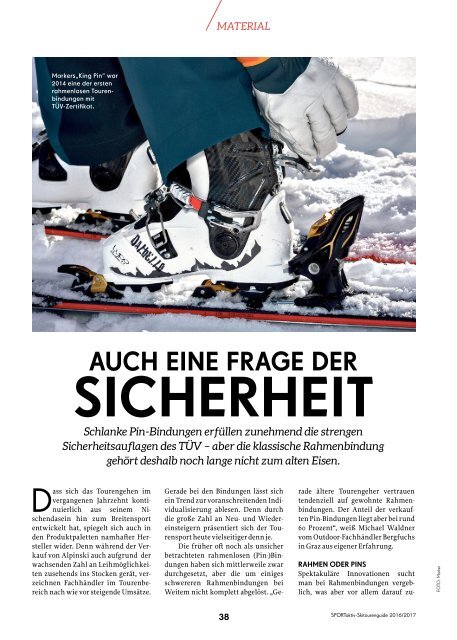 SPORTaktiv Skitourenguide 2016