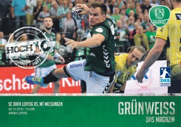 GRÜNWEISS – das Magazin der DHfK-Handballer