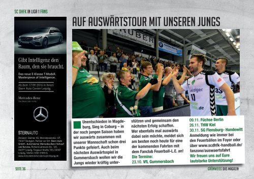 GRÜNWEISS – das Magazin der DHfK-Handballer