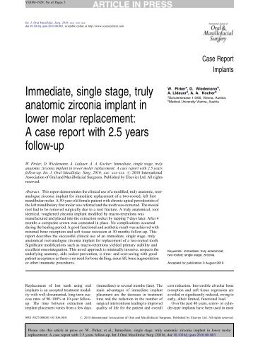 A case report with 2.5 years follow-up