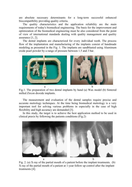 micro-examination of dental samples to enable the quality ...