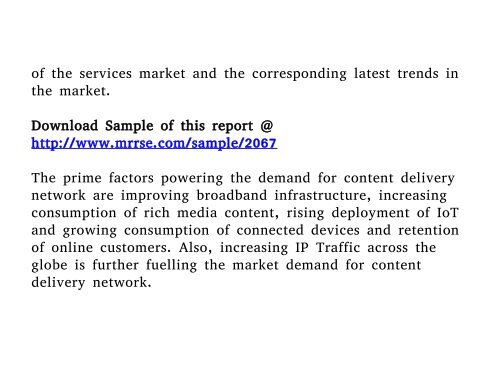 Content Delivery Network Market: Global Industry Analysis and Opportunity Assessment, 2016 - 2026