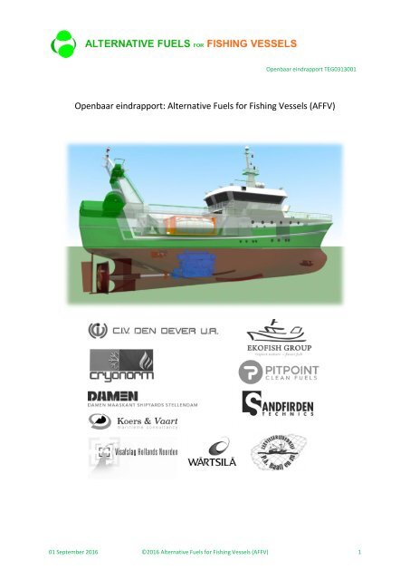 Alternative Fuels for Fishing Vessels - AFFV public report