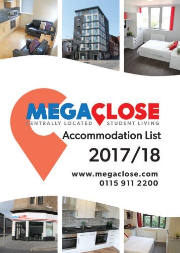 Megaclose Accommodation List 2017.18