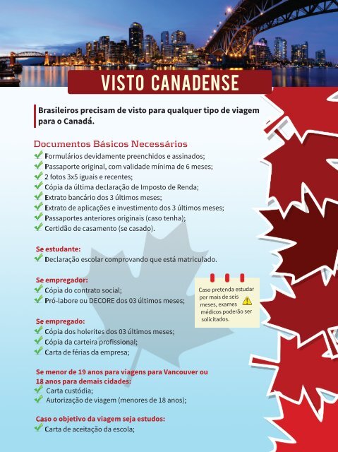 SOS Canadá & Mundo dos Vistos