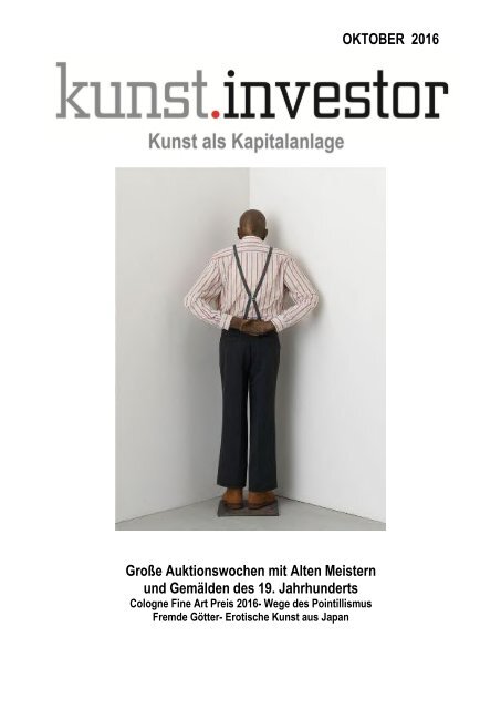 KUNSTINVESTOR- AUSGABE OKTOBER 2016