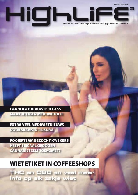 WIETETIKET IN COFFEESHOPS