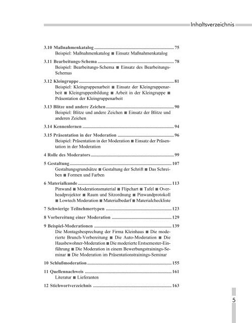 Moderation von Gruppen - Schilling Verlag