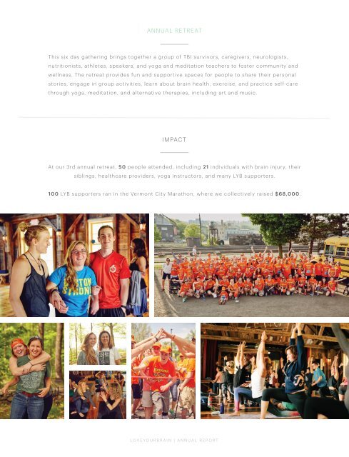 LoveYourBrain Annual Report 2015/2016