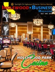 Inglewood Business Magazine October 1, 2016