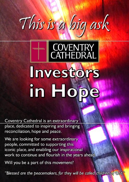 Coventry Cathedral Investors in Hope