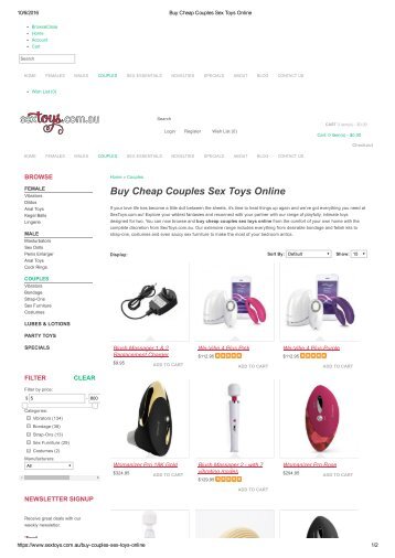 Buy Cheap Couples Sex Toys Online