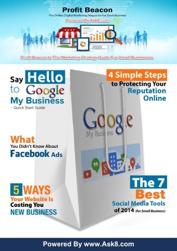 Profit Beacon The Online Digtial Marketing Magazine For Small Business 1st Issue