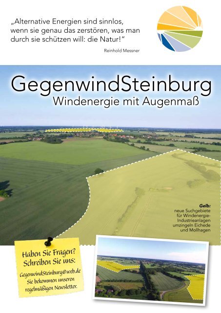 Steinburger Broschüre