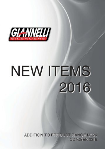 New items - October 2016