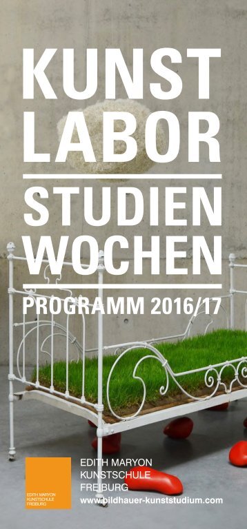 Programm 2016/17 Kunstlabor / Studienwochen